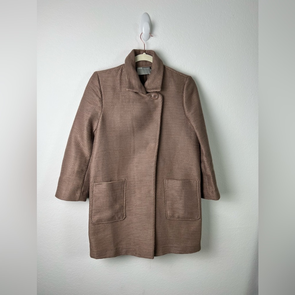 ASOS Mauve Textured Fall Winter Coat